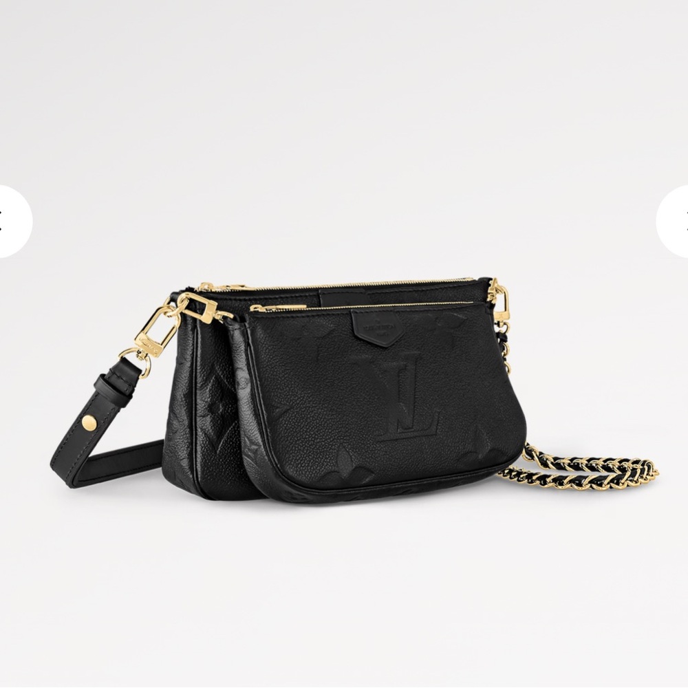 LOUIS VUITTON Multi Pochette Monogram Empreinte Leather handbag